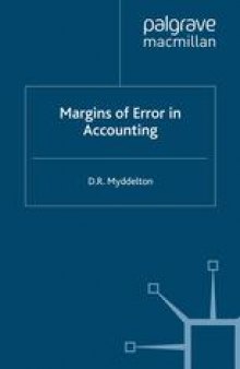 Margins of Error in Accounting