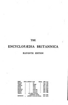 The Ecncyclopaedia Britannica. A Dictionary of Arts, Sciences, Literature and general information