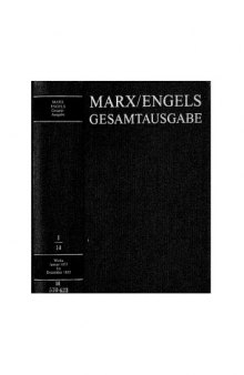 Marx Engels Gesamtausgabe I.14: Karl Marx / Friedrich Engels: Werke, Artikel, Entwürfe JJanuar bis Dezember 1855