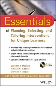 Essentials of Planning, Selecting, and Tailoring Interventions for Unique Learners