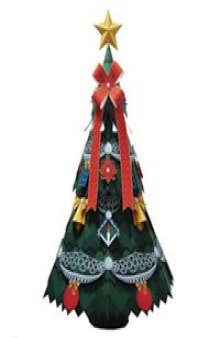 Christmas tree made ​​of paper