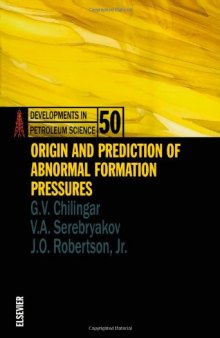 Origin and Prediction of Abnormal Formation Pressures