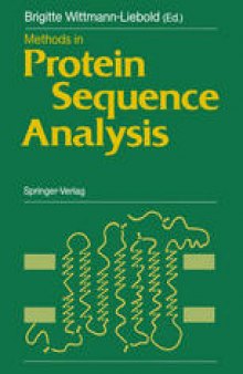 Methods in Protein Sequence Analysis: Proceedings of the 7th International Conference, Berlin, July 3–8, 1988