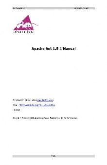Руководство по Apache Ant 1.5.4