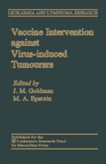 Vaccine Intervention Against Virus-Induced Tumours