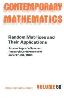 Random Matrices and Their Applications
