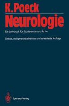 Neurologie: Ein Lehrbuch fur Studierende und Arzte