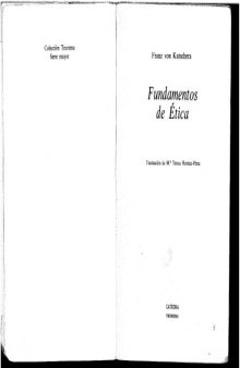 Fundamentos de Etica (Teorema. Serie Mayor)