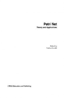Petri Net. Theory and applications