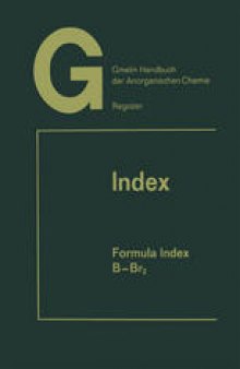 Index: Formula Index. B-Br2