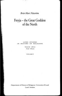 Freyja - The Great Goddess of the North