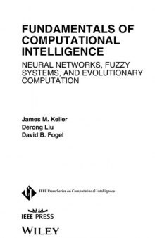 Fundamentals of Computational Intelligence. NEURAL NETWORKS, FUZZY SYSTEMS, AND EVOLUTIONARY COMPUTATION