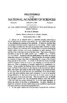 On the Simultaneous Jumping of Two Electrons in Bohrs Model