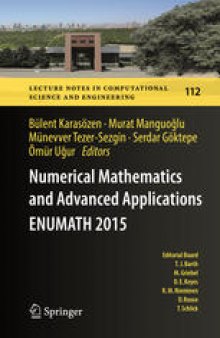 Numerical Mathematics and Advanced Applications ENUMATH 2015