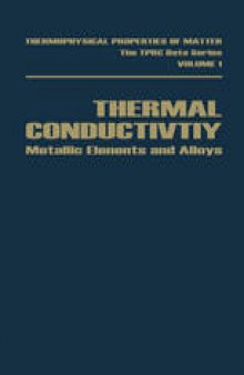 Thermal Conductivity: Metallic Elements and Alloys