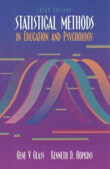 Statistical Methods in Education and Psychology, Third Edition